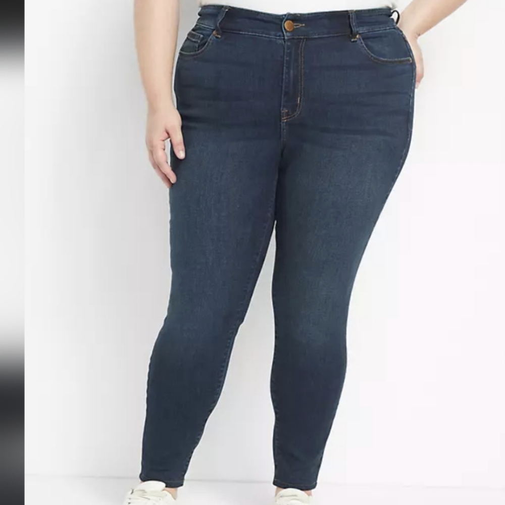Lane Bryant Flex Waistband High Rise Skinny Jeans